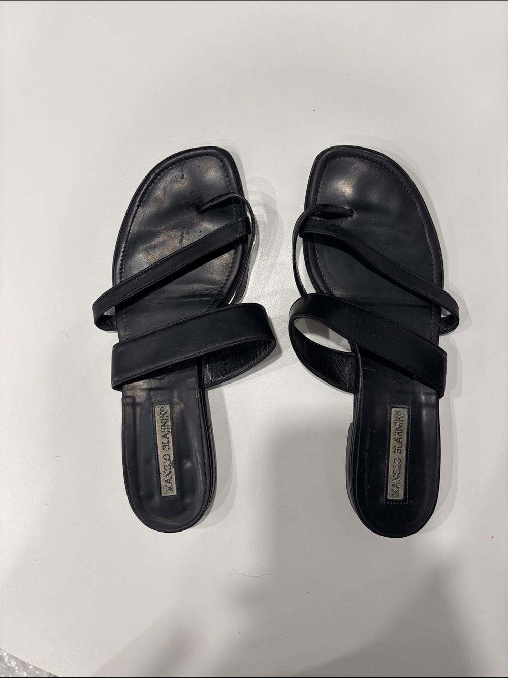 Manolo Blahnik Open Toe Sandals Size 381/2